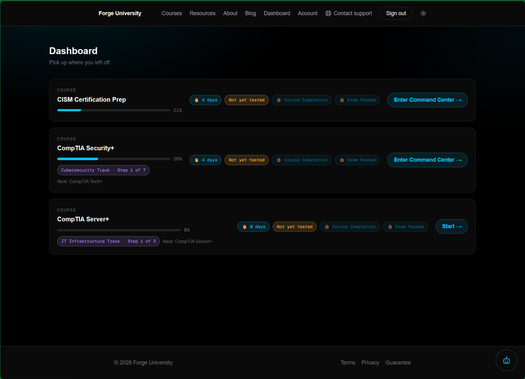 Cloud+ product screenshot